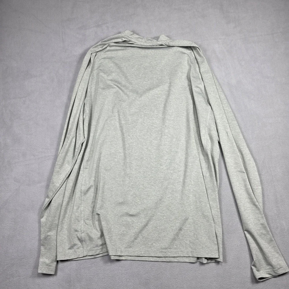 Eddie‎ Bauer Rash Guard Mens Extra Large Gray Long Sleeve Swim Shirt